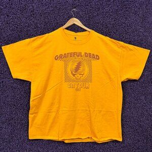 Grateful Dead On Tour 1980 Steal Your Face Band T-Shirt XXL
